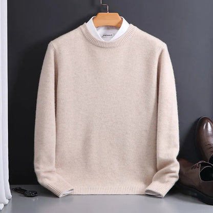 Premium Soft Men's Cashmere Pullover Sweater