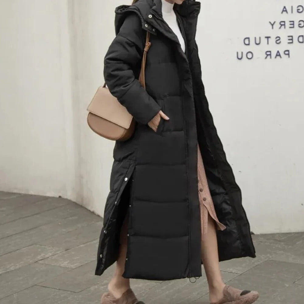 Warm Women's Parka Coat for Cold Weather