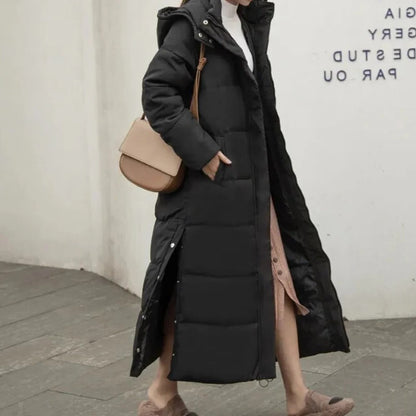 Warm Women's Parka Coat for Cold Weather