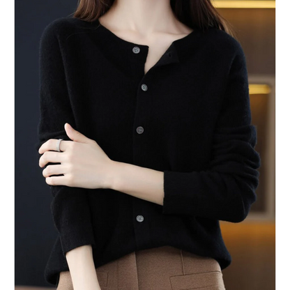 Ladies' Crew Neck Knit Sweater