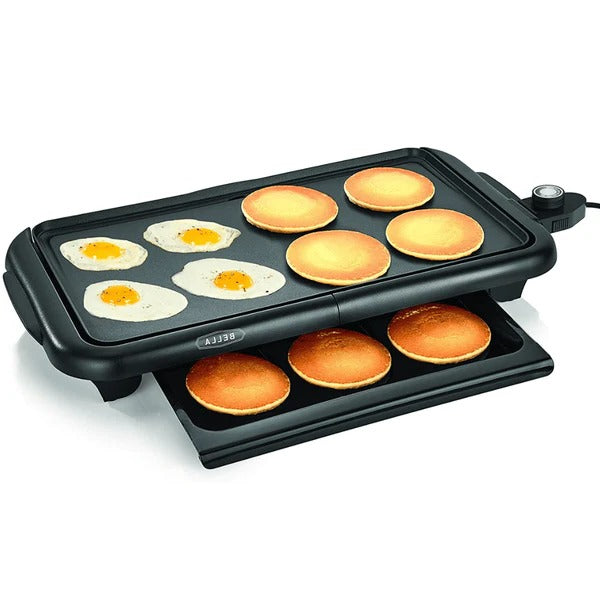 Big Electric Non-Stick Pancake Griddle 24 Cooker - Halri