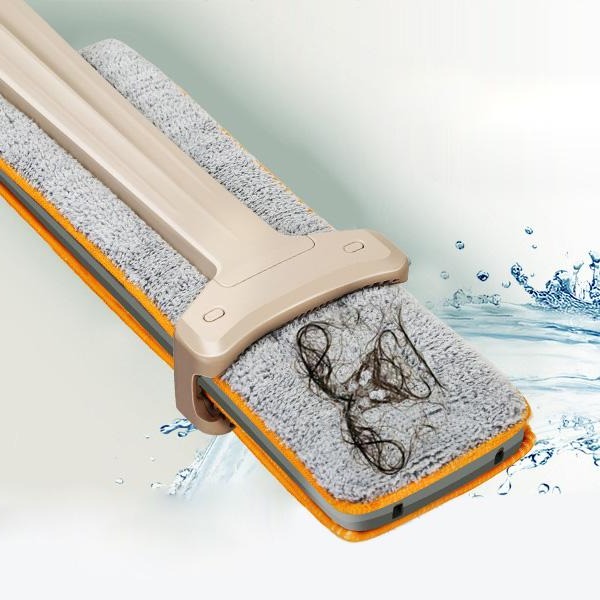 Easy Spin Mop and Broom with Microfiber Head