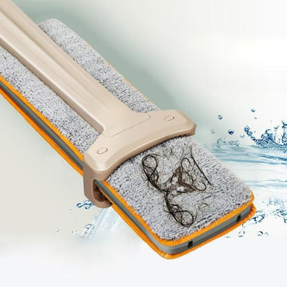 Easy Spin Mop and Broom with Microfiber Head