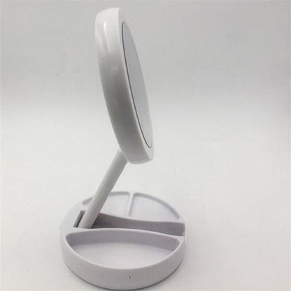 Portable LED Travel Mirror