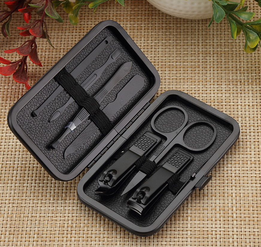 Portable Nail Care Clippers Stainless Steel Travel Kit - Halri
