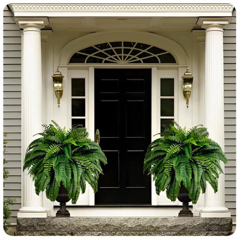Durable Outdoor Realistic Artificial Boston Fern Plant