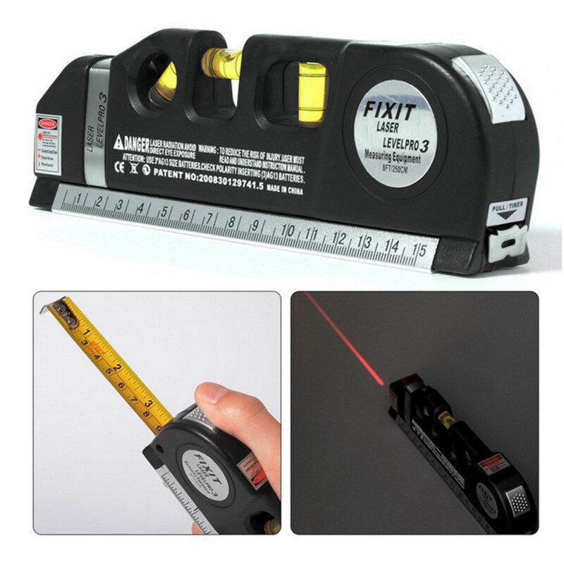 Precision 4-in-1 Laser Level Measuring Kit