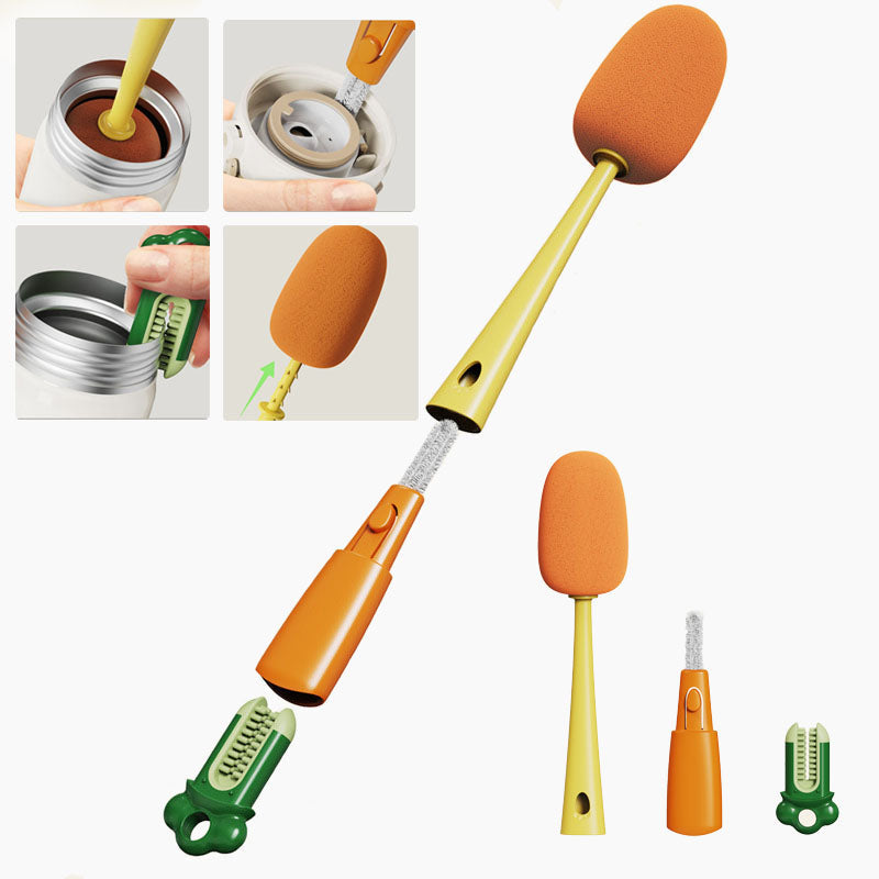 Practical 3-in-1 Dish Cleaning Brush Set - Halri