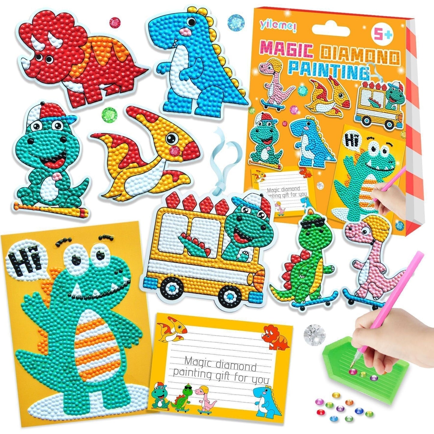 Fun DIY Diamond Art Sticker Kit for Kids
