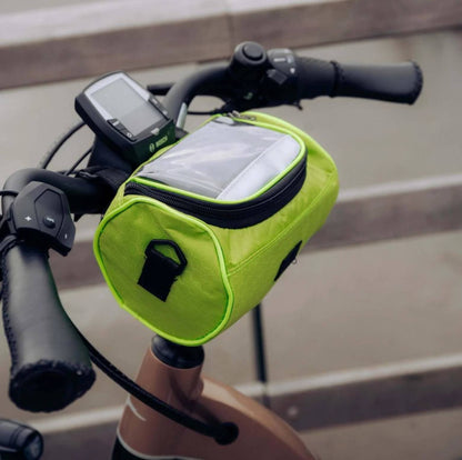 Waterproof Bike Front Bag with Phone Pocket