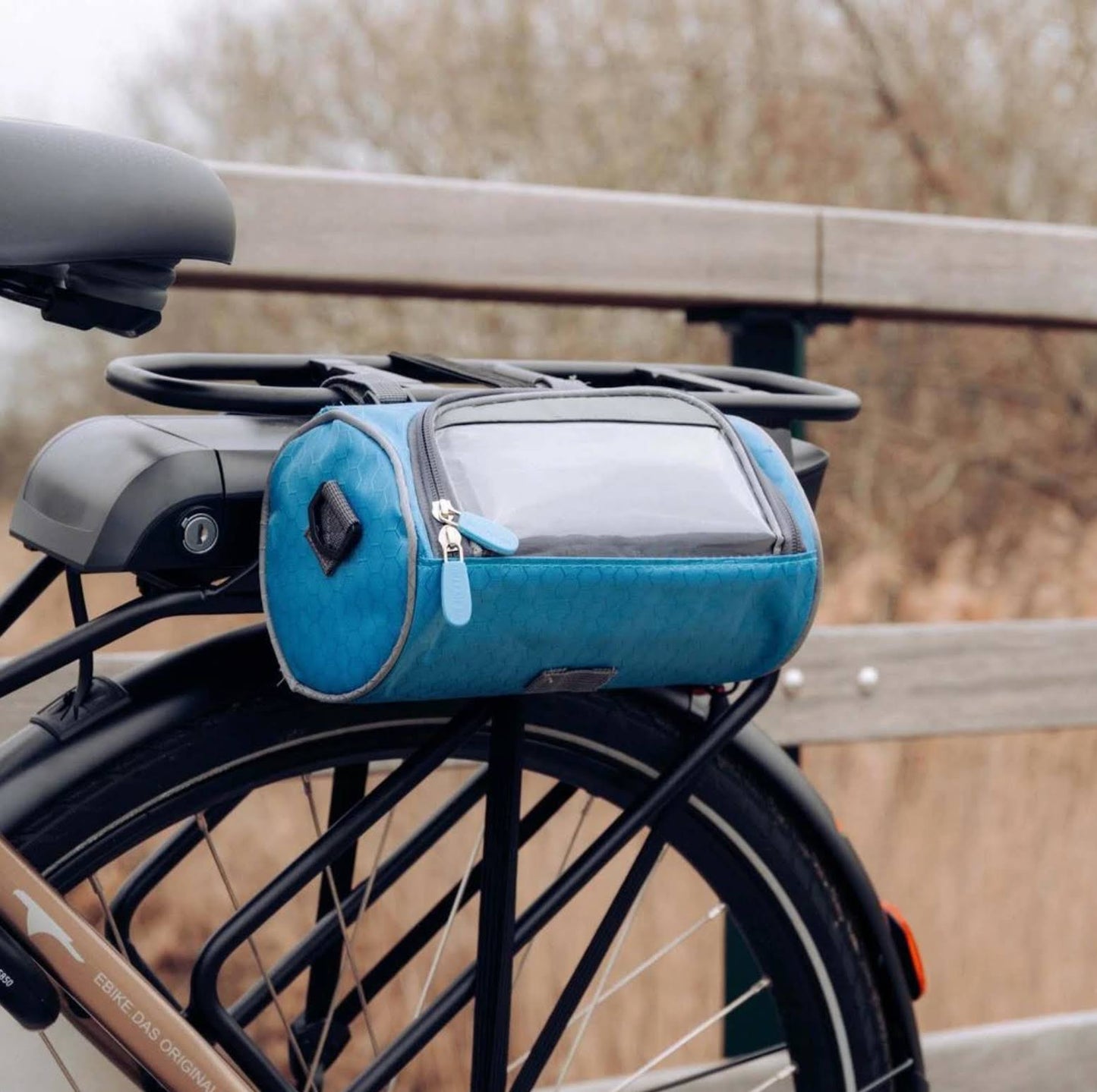 Waterproof Bike Front Bag with Phone Pocket