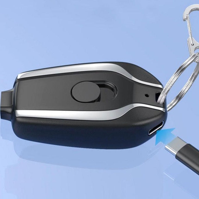Compact Portable Keychain Battery 1500mAh Charger