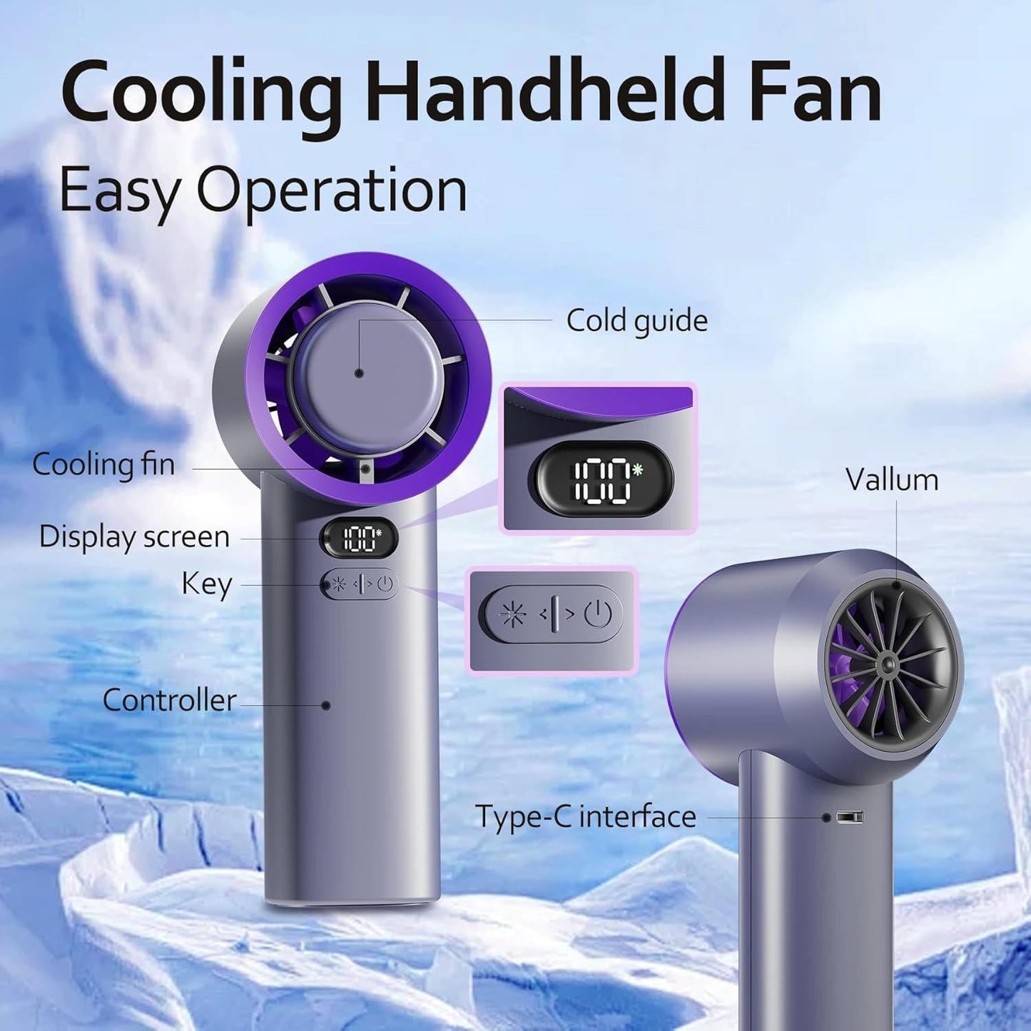 Compact Personal Mini Fan