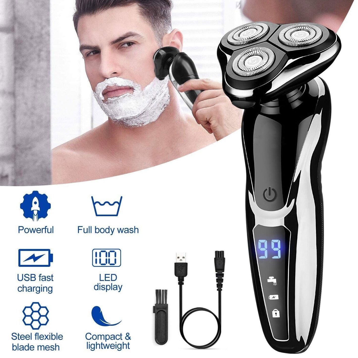 Fast Beard Trimmer Shaver
