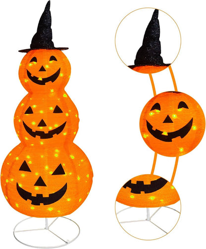 Spooky Outdoor Pumpkin Yard Decor