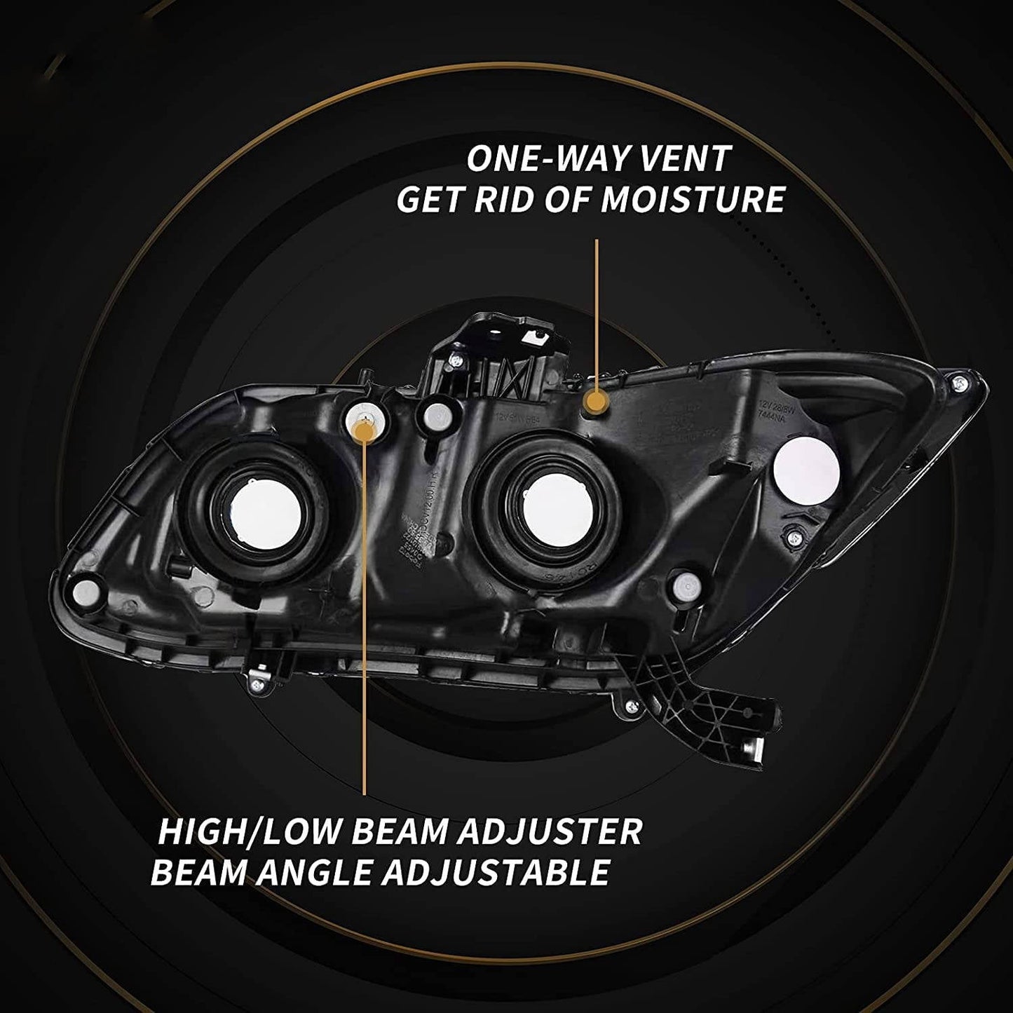 Genuine Honda Civic Headlights Assembly Pair