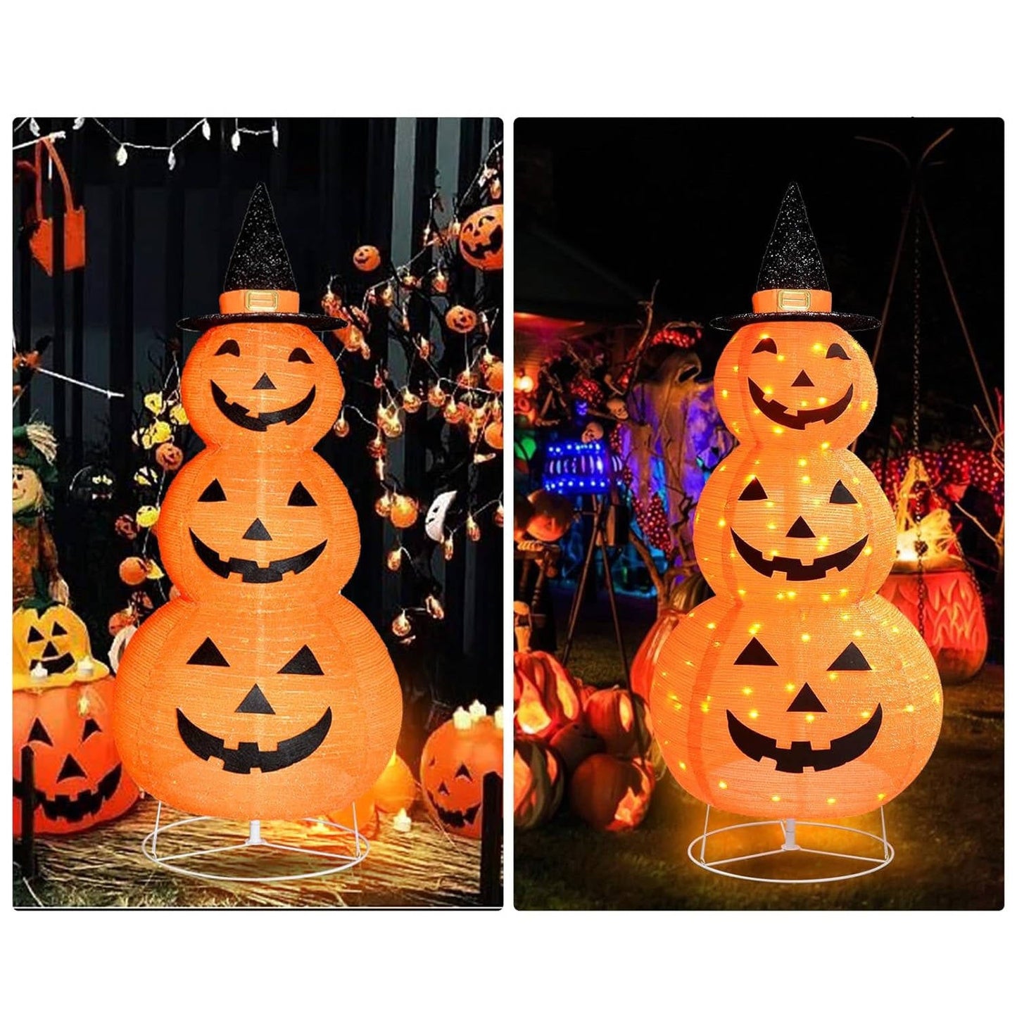 Spooky Outdoor Pumpkin Yard Decor