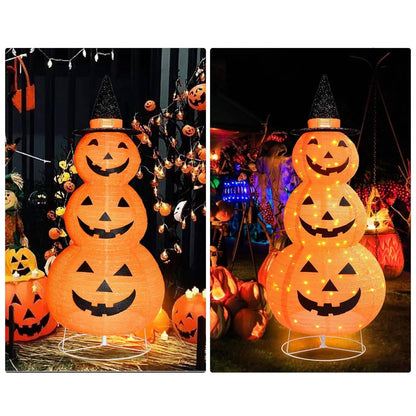 Spooky Outdoor Pumpkin Yard Decor