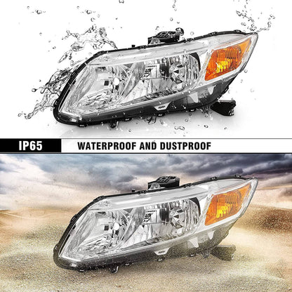 Genuine Honda Civic Headlights Assembly Pair