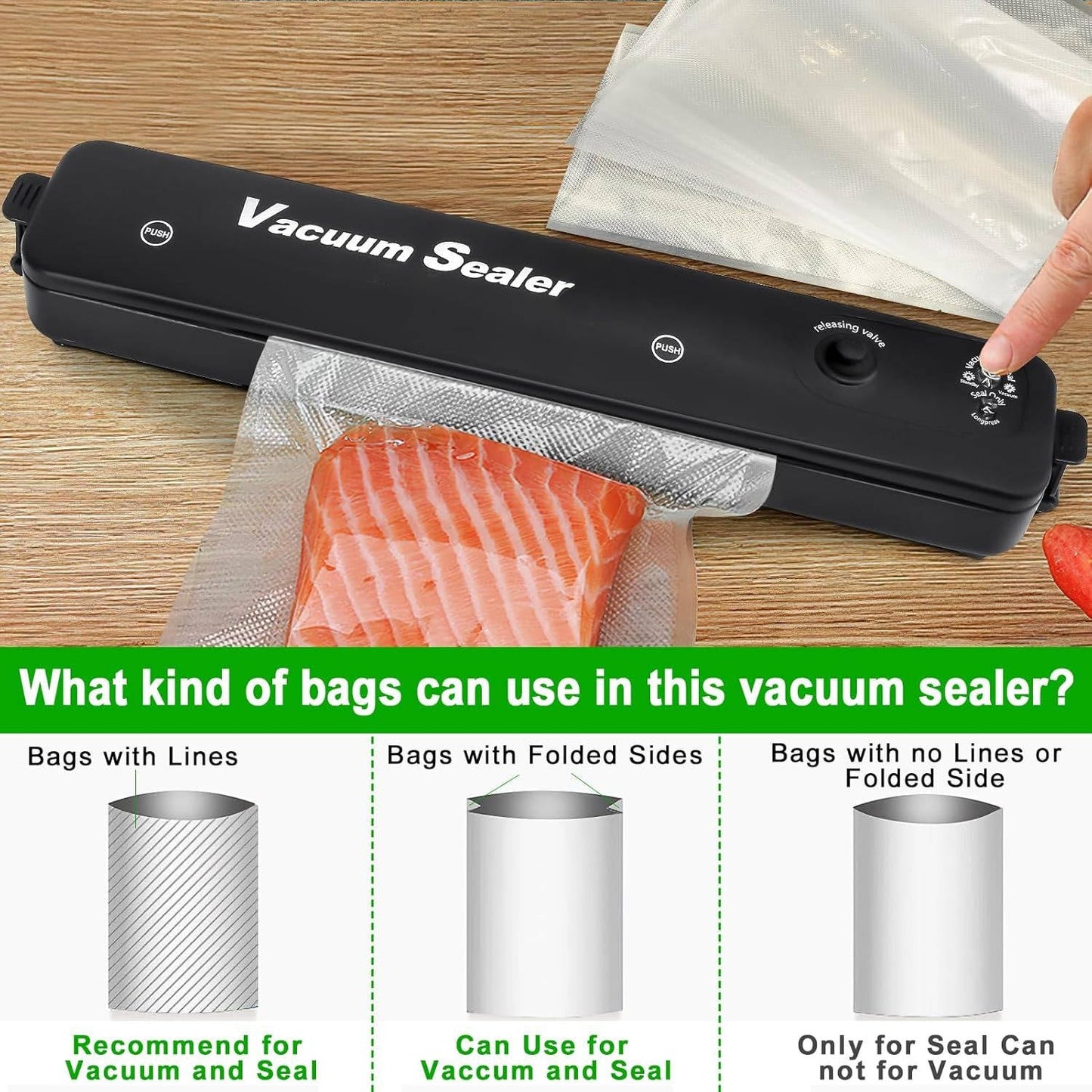 Automatic Food Saver Vacuum Sealer