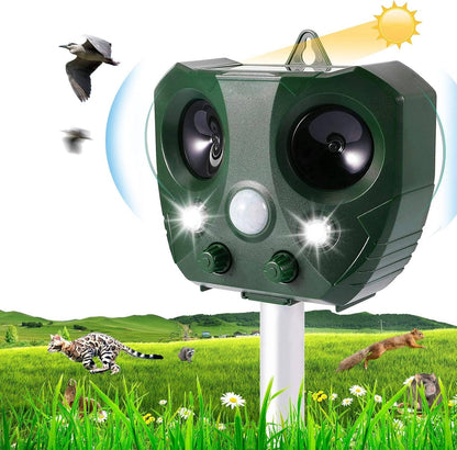 Outdoor Ultrasonic Bird Repeller Pest Control Device - Halri
