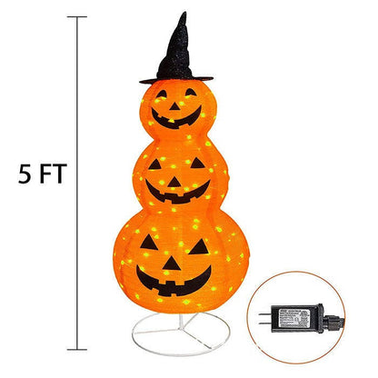 Spooky Outdoor Pumpkin Yard Decor