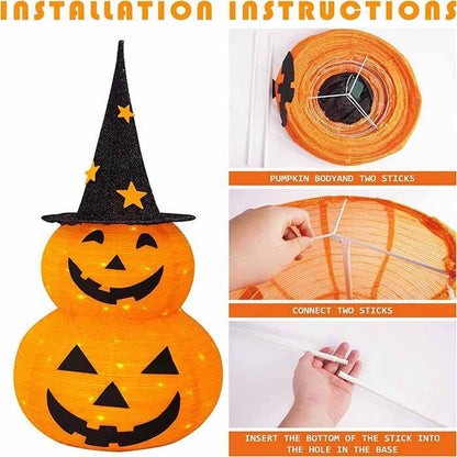 Spooky Outdoor Pumpkin Yard Decor