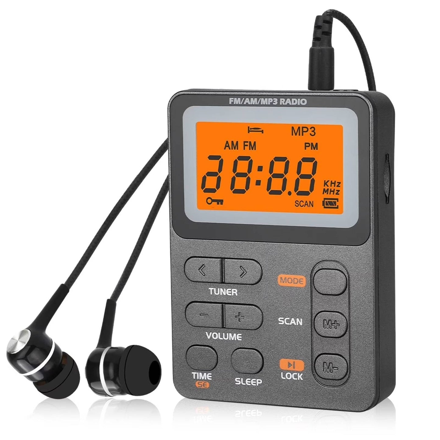 Portable Compact AM/FM Radio with Clear Sound - Halri