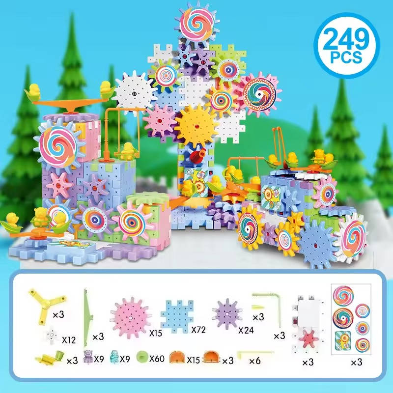 Ultimate 263 Piece Children's Construction Blocks Set