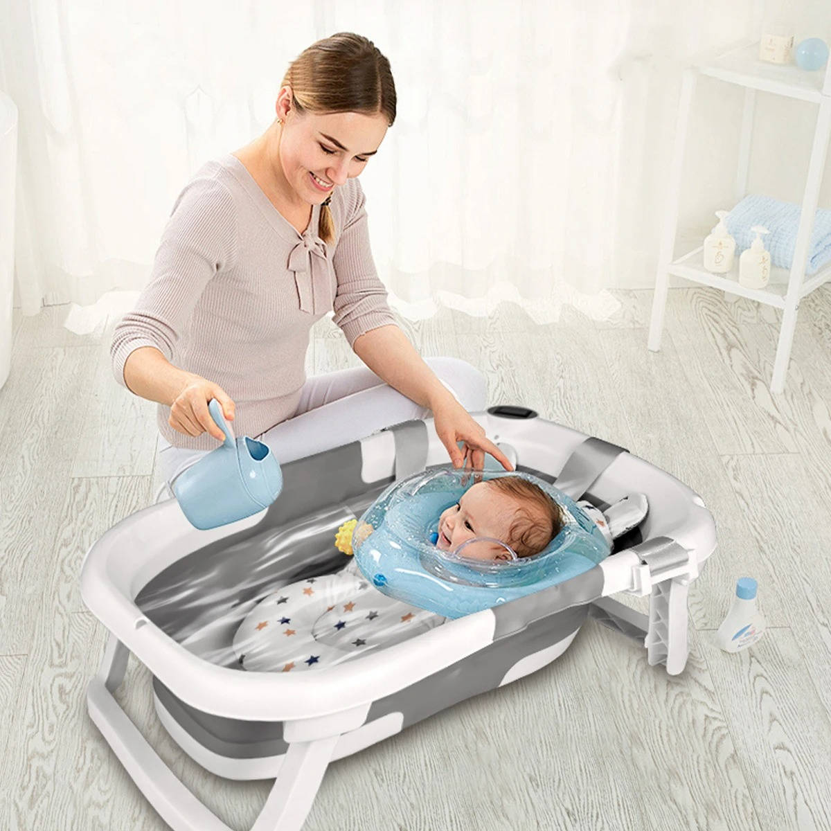 Portable Baby Bath Support Tub - Halri