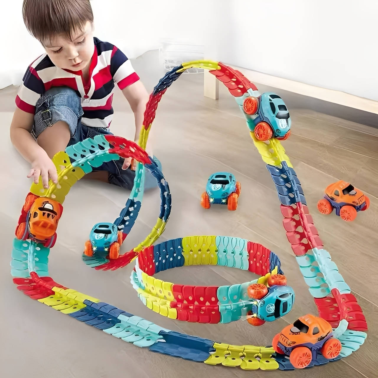 Fun Magnetic Car Racing Track - Halri