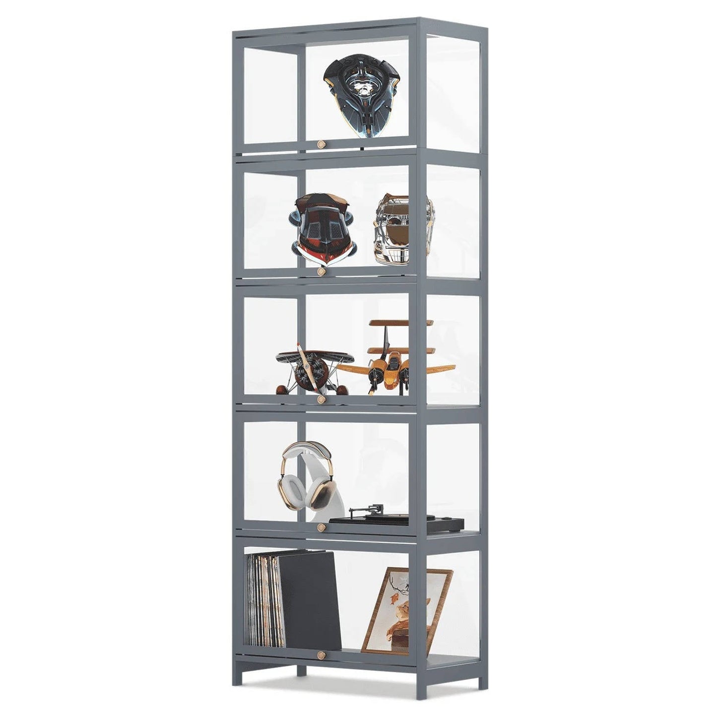 Illuminated Glass Showcase Cabinet