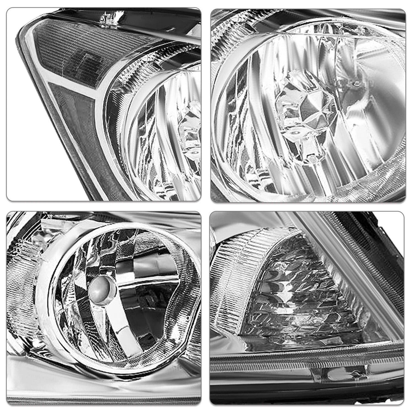 Genuine Honda Accord 08-12 Chrome Headlight Assembly Kit