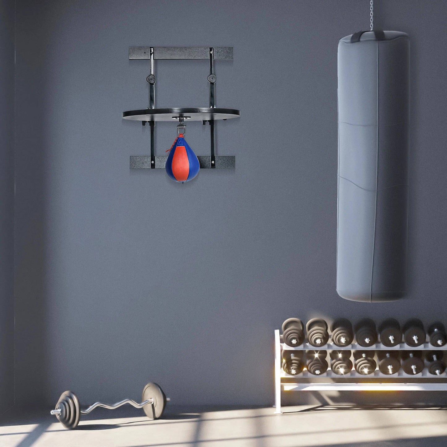 Adjustable Boxing Punching Ball Wall Mount Bag