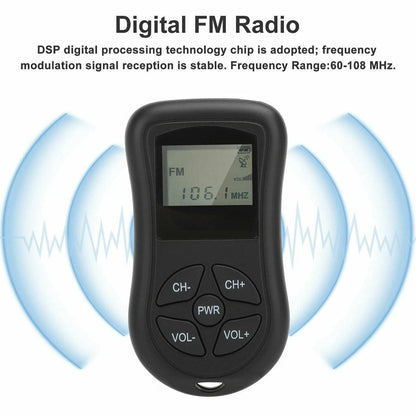Compact Personal Travel AM FM Radio