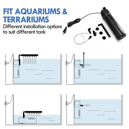 Compact Submersible Aquarium Water Pump