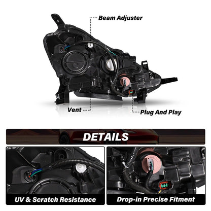 Genuine Nissan Sentra Chrome Headlights Assembly Pair