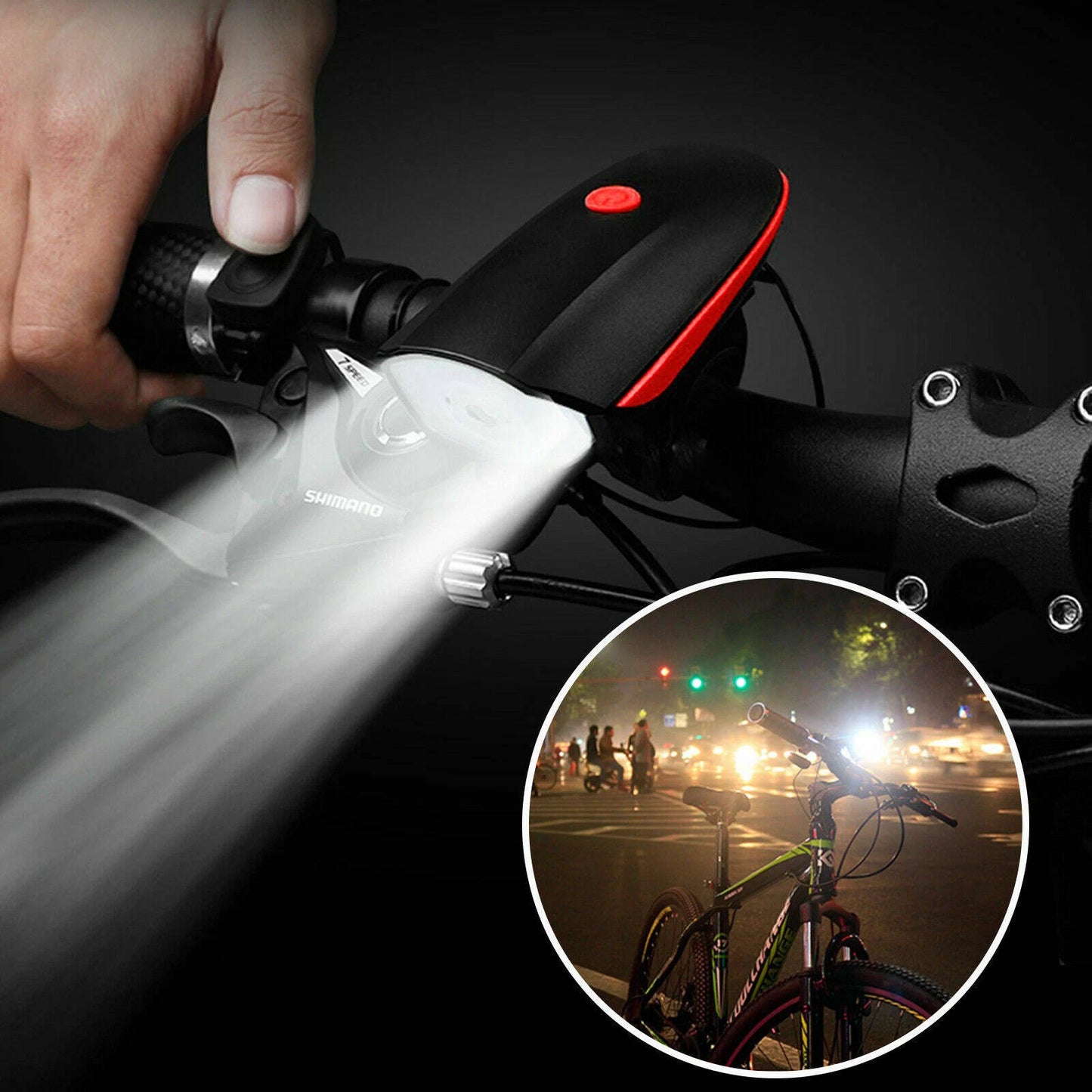 Powerful LED Front Bike Light