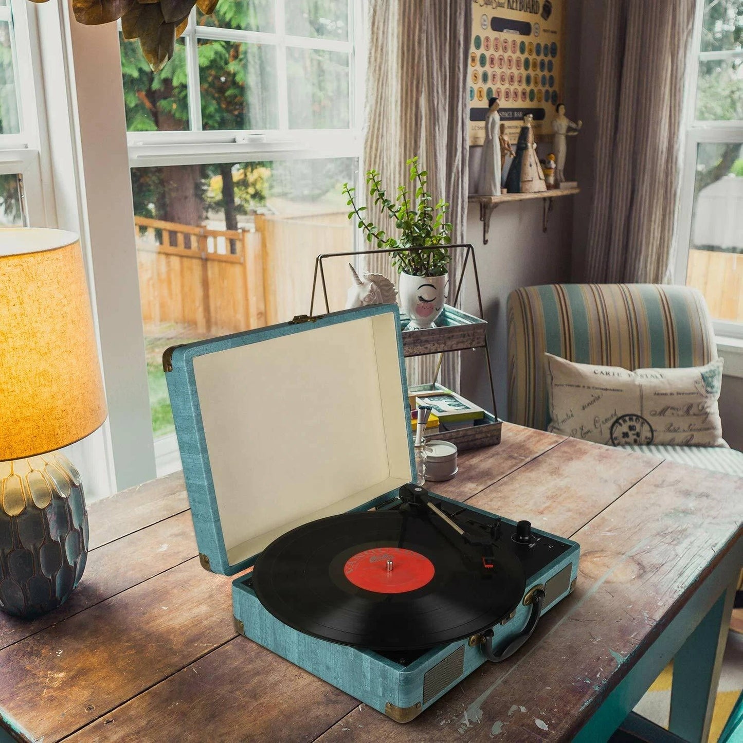 Classic 3 Speed Wireless Vinyl Record Player