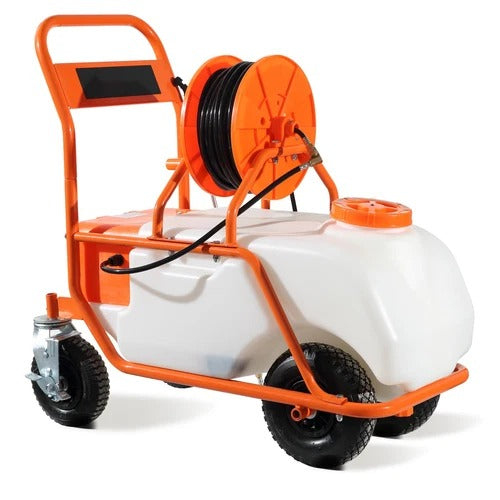 Portable 15 Gallon Garden Sprayer Cart on Wheels
