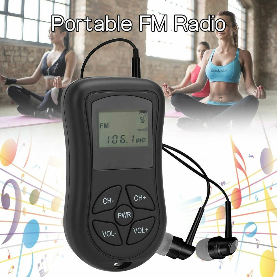 Compact Personal Travel AM FM Radio