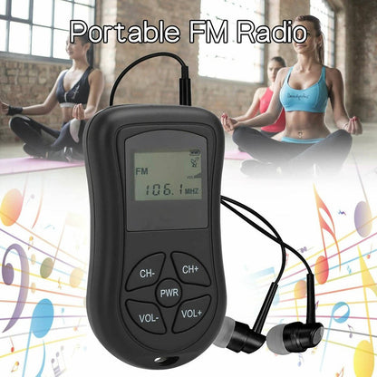 Compact Personal Travel AM FM Radio