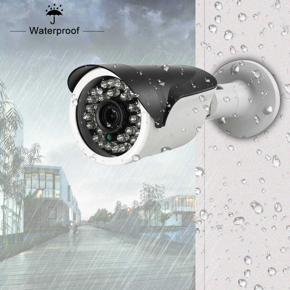 Outdoor Home Security Camera with Night Vision