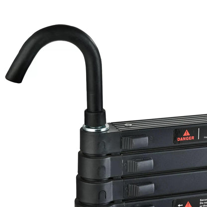 Portable Folding Aluminum Ladder with 2 Hooks