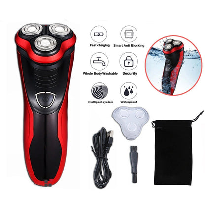 Men's Wet Dry Rotary Electric Shaver