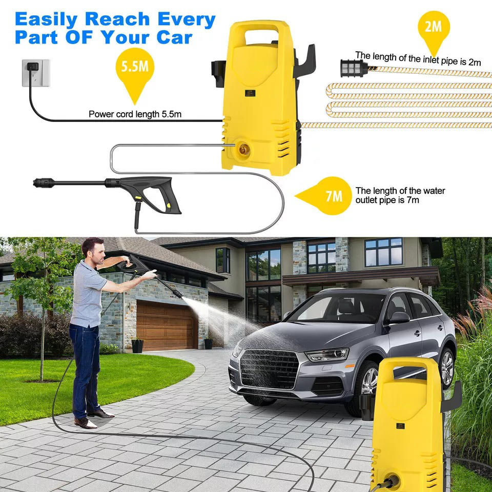 Heavy Duty High Pressure Power Washer 5000 PSI