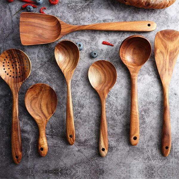 Non-Stick Safe Silicone Kitchen Utensil Set - Halri