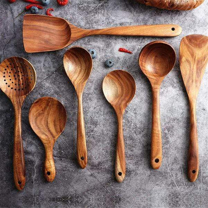 Non-Stick Safe Silicone Kitchen Utensil Set - Halri