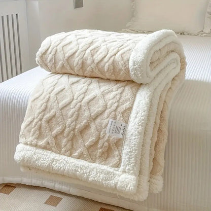 Variant image for Reversible Sherpa Fleece Blanket, Soft and Cozy for Year-Round Comfort, 50 x 60 – Lightweight and Machine Washable-5