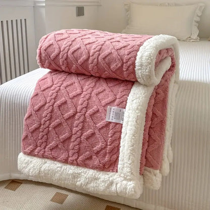 Variant image for Reversible Sherpa Fleece Blanket, Soft and Cozy for Year-Round Comfort, 50 x 60 – Lightweight and Machine Washable-6